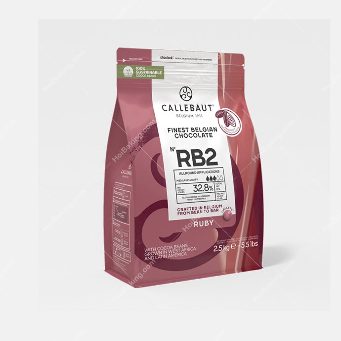 Callebaut RB2 Ruby Chocolate Callets 32.8% - Image 4