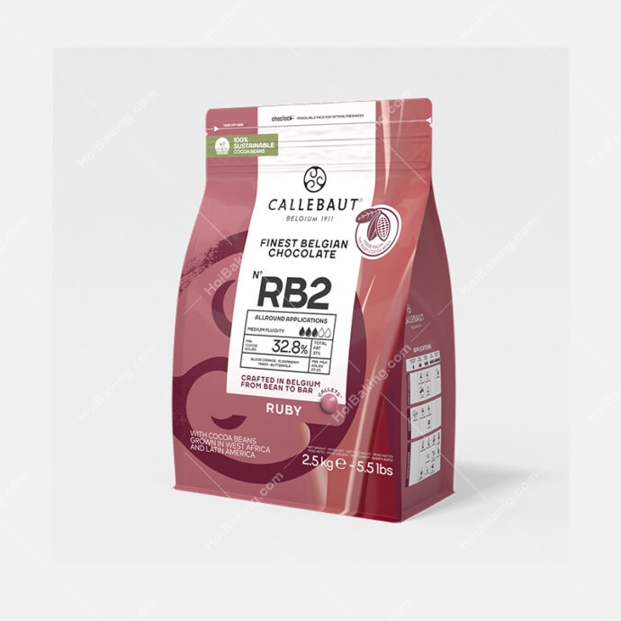 Callebaut RB2 Ruby Chocolate Callets 32.8% - Image 5