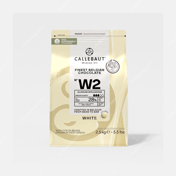 Callebaut W2 White Couverture 28%