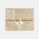 MC Design P/Bag Happiness Bunny (Gold) [9x11.5CM] +/- 100PCS