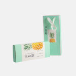6S Elegant Light Green Pine Cookies Bag & Box