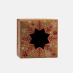 6x6x3IN Christmas Snowflake Craft Box 10PCS