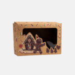 8.3x6x2.7IN Christmas Ginger Breadman Craft Box 10 pcs