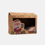 8.3x6x2.7IN Christmas Santa Craft Box 10pcs