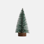 Christmas Tree with Snow 10cm 5PCS