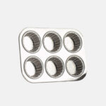 Cocomo 6206 6 Holes Scalloped Bun Pan (3306) 1PCS