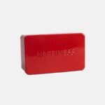 6X3.7X2.2IN Red Happiness Cookies Tin
