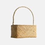 Palm Leaf Basket (Handle) 22X12X11.5CM