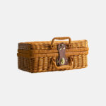 Retro Rattan Storage Basket (30X21X12CM)