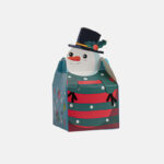 Snowman Gift Box 8.5x8.5x7CM 10PCS