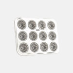 COCOMO 6112 12 Holes Alum Pixie Bun Pan