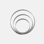 3PCS S/S Tart Ring (6CM,8CM,10CM)