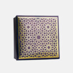 Ceramic Navy Blue Hot Stamping Box 6PCS