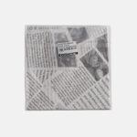 Imported Grease Proof Paper -15X15CM [NEWSPAPER] 500PCS