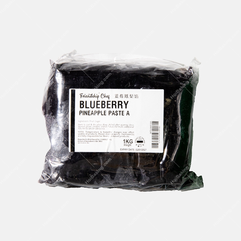 blueberry pineapple paste A 1kg.jpg Blueberry Pineapple Paste (A) 1KG - Image 1
