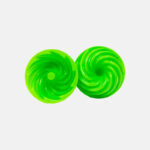 Plastic Twister Shape Jelly Mould (12pcs)