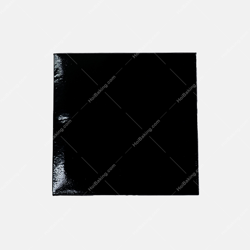 Square Cake Board Black 6in Square Cake Board (Black) - Image 1