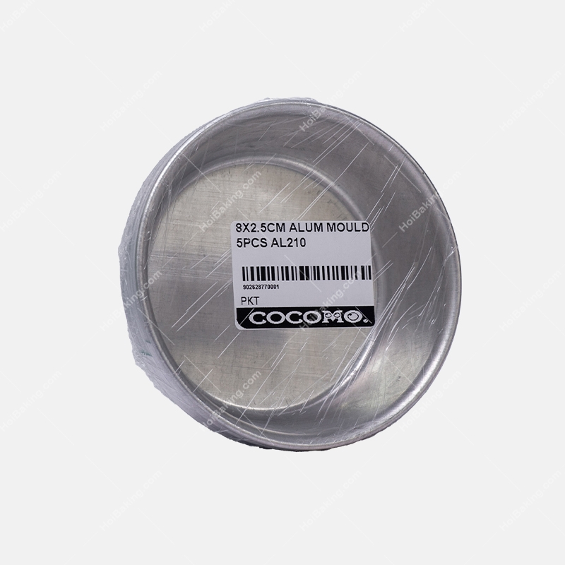 COCOMO 8X2.5CM ALUM MOULD 5PCS AL210 COCOMO Alum Mould AL210 5PCS 8x2.5CM - Image 1