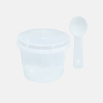 Pudding Cup with Lid & Spoon [CH-117] 25PCS