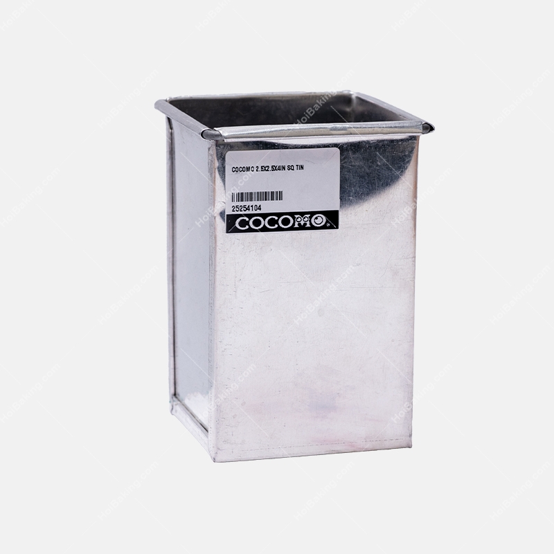 cocomo 2.5x2.5x4IN SQ tin COCOMO 2.5x2.5x4IN Square Tin - Image 1