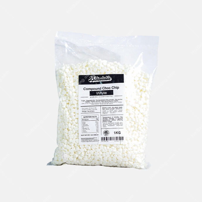 FS Bakestable White Compound Choc Chip [8000]