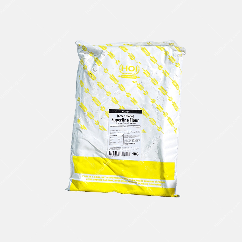 superfine flour (green globe) 1kg Superfine Flour (Green Globe) 1KG - Image 1