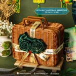 Retro Rattan Storage Basket [XS] (21.5x17x11.5CM)